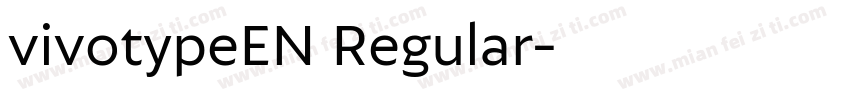 vivotypeEN Regular字体转换